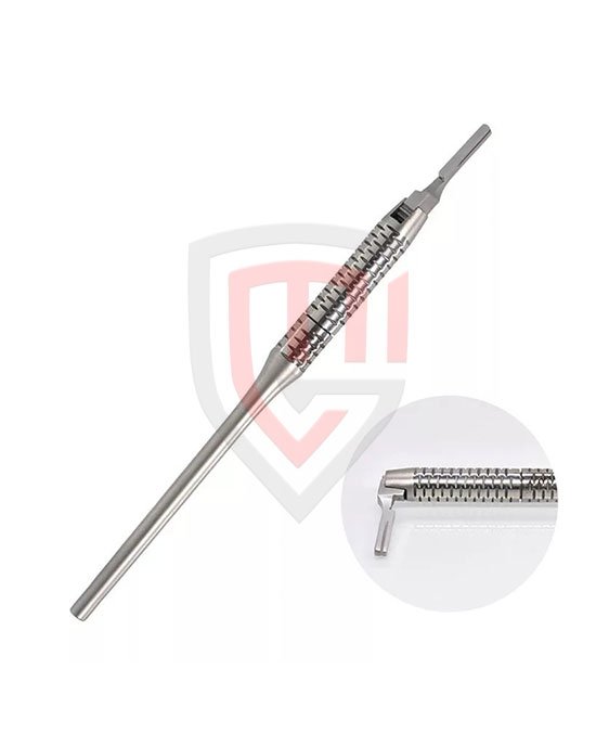 Adjustable Stainless Steel Scalpel Handle Rotatable Dental Oral Surgical