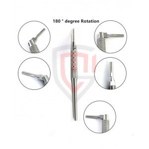 Professional Rotatable Stainless Steel Scalpel Handle