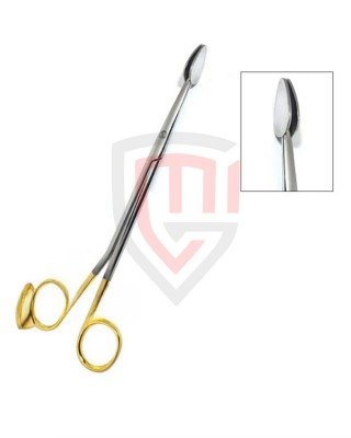 Trepsat Facelift Dissection Scissors with spatula Tip
